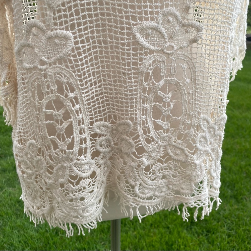Phase One | Boho Crochet Overlay Top - Picture 12 of 14